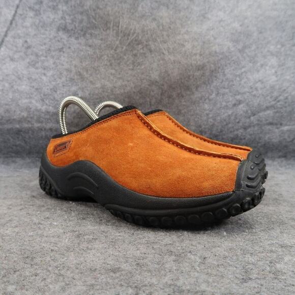 Coleman Shoes Womens 5.5 Slip On Clog Moc Active Comfort Outdoor Leather Slide - Picture 1 of 13